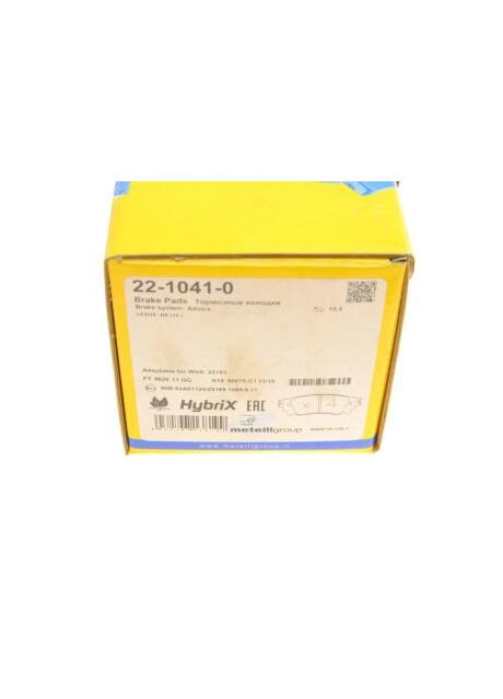 Комплект тормозных колодок (дисковых).) 22-1041-0 Metelli (362618211)