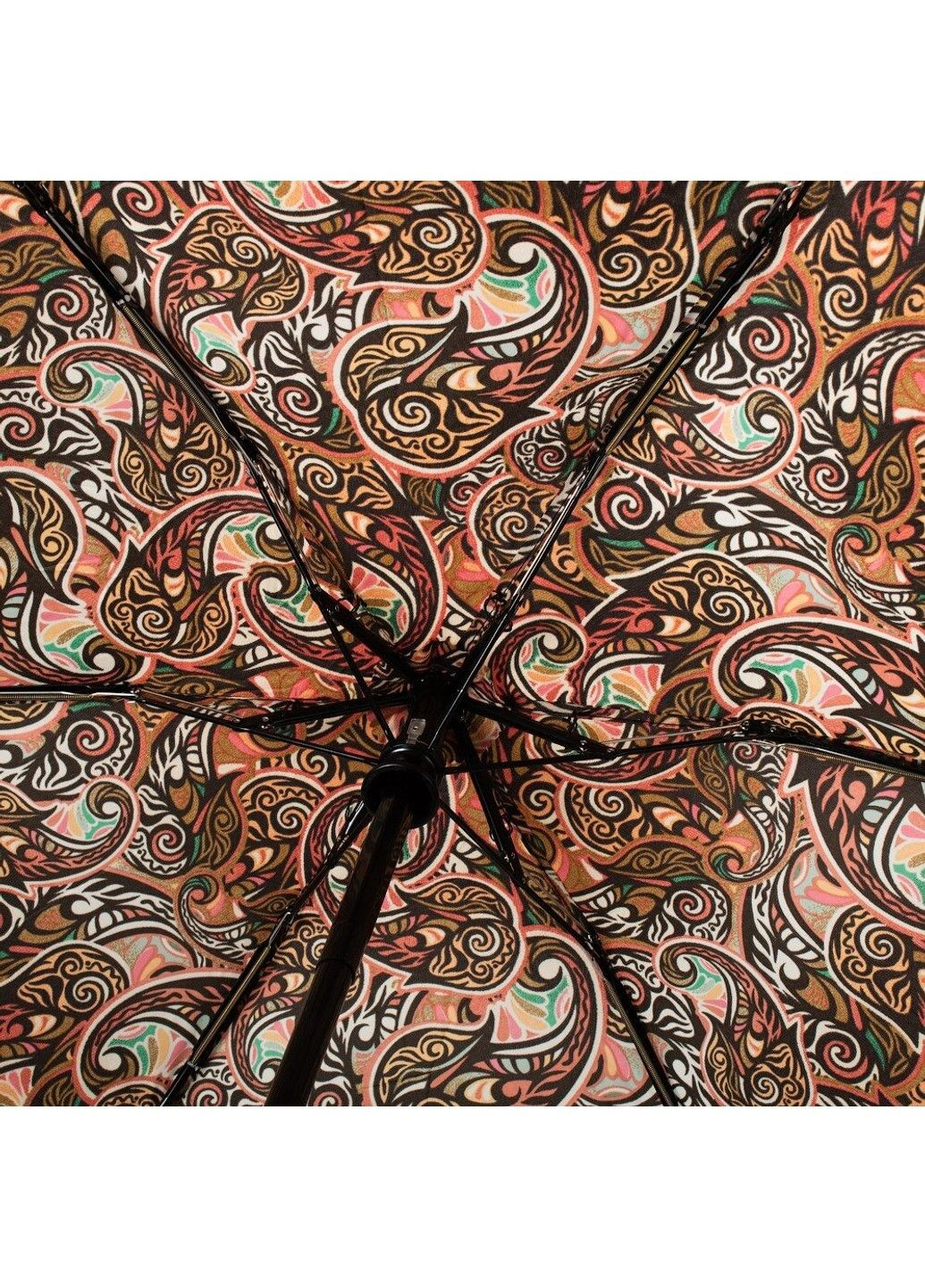 Коричнева жіноча парасолька автомат z54968-2 Zest маленька (346390350)