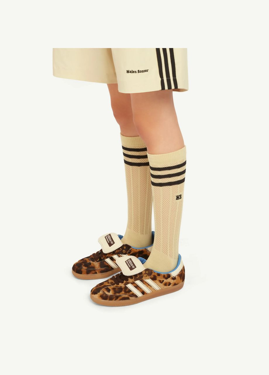 Коричневі кроссовки samba nylon wales bonner dark brown leopard - ie0578 37 - 23.5 см No Brand