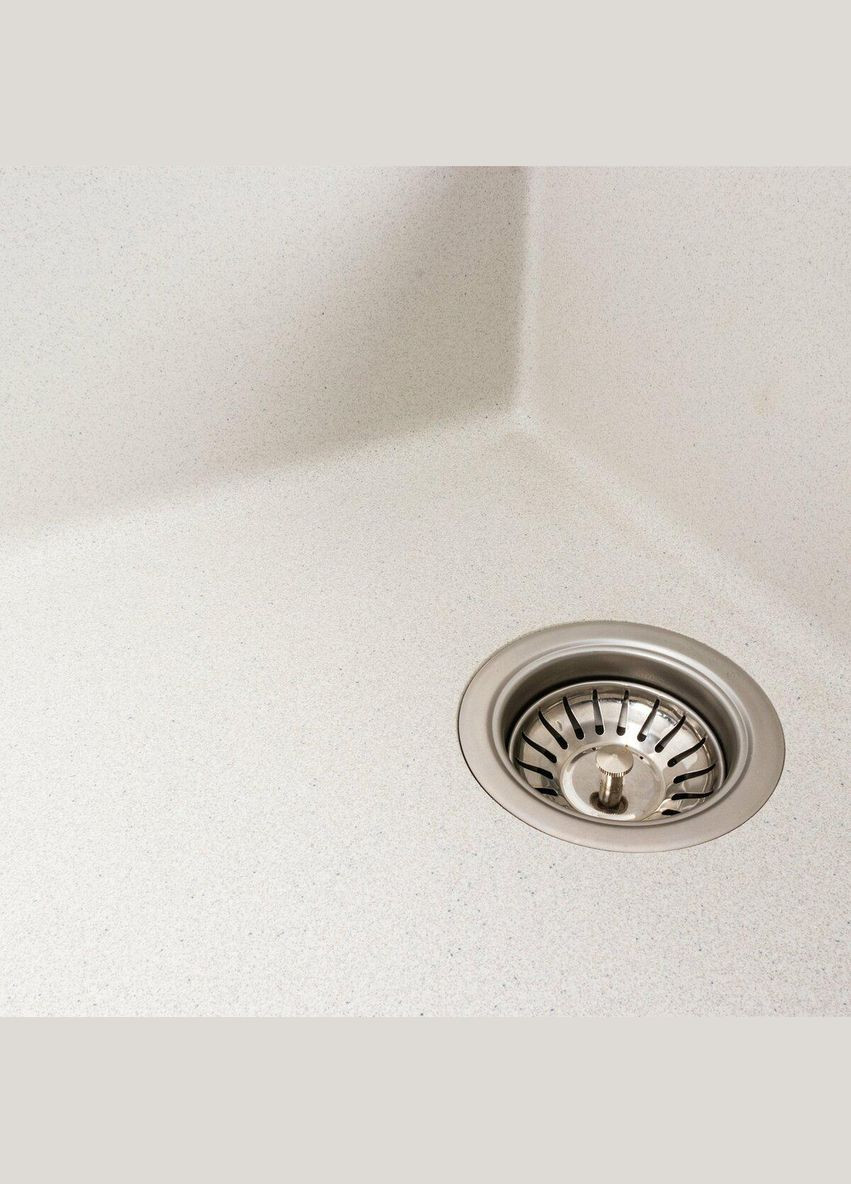 Гранітна мийка для кухні CASCADA 7050 матова Біла в крапку Valeso (342070947)