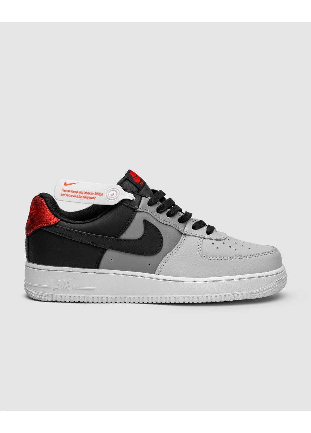Чорні літні кросівки nike air force 1 low black smoke grey найк аір форс 1 No Brand