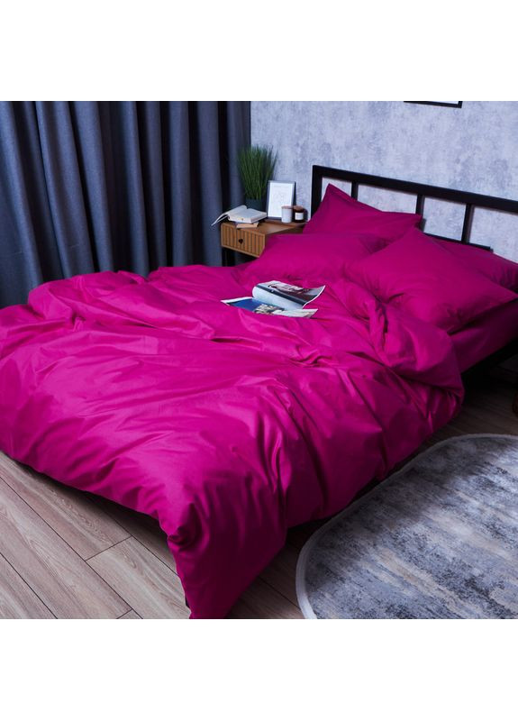 Комплект постільної білизни Бязь Gold Люкс «» Сімейний 143х210х2 наволочки 2х70х70 (MS-820006257) Moon&Star Crimson Elegance (356115005)