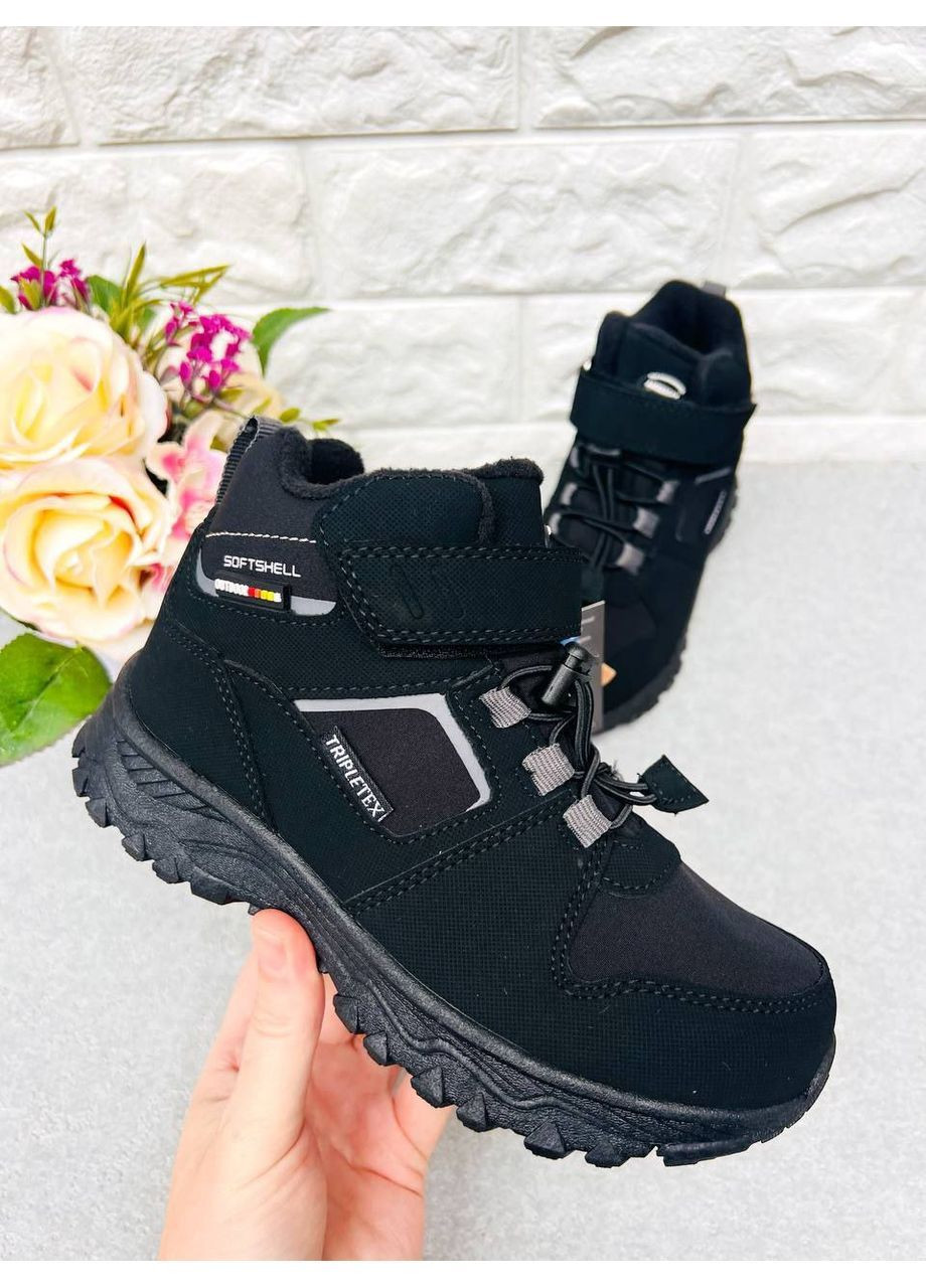 Трекінгові чорні термо черевики American Club (366336637)
