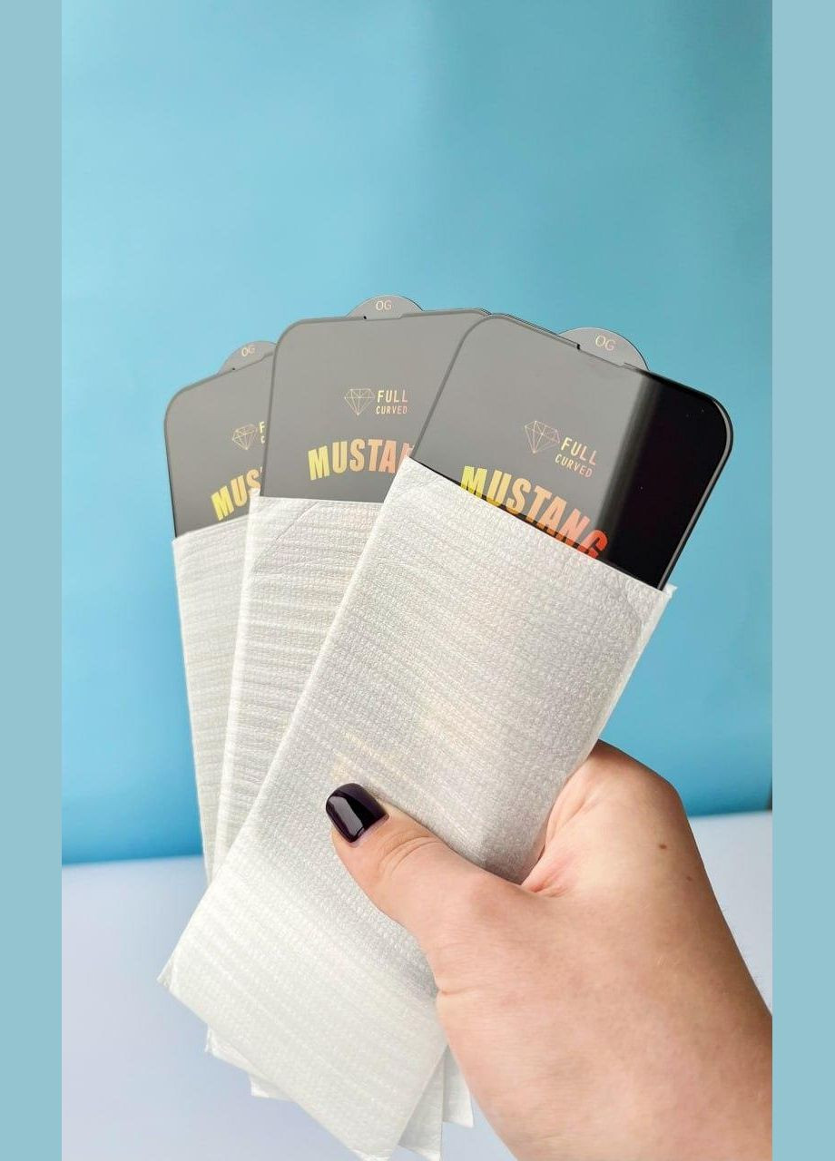 Защитное стекло Mustang OG полноэкранное для iPhone 11 Pro / X / Xs No Brand (304254288)