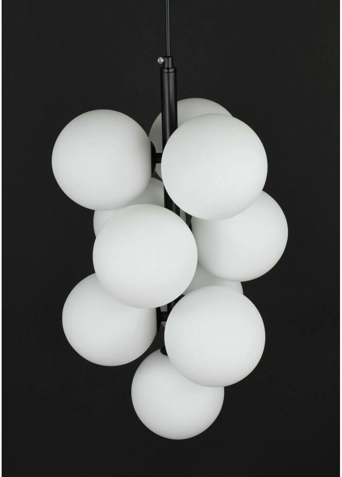 Люстра подвесная на 10 лампочек 27828 Черный 50-200х28х28 см. Sunnysky (324396393)