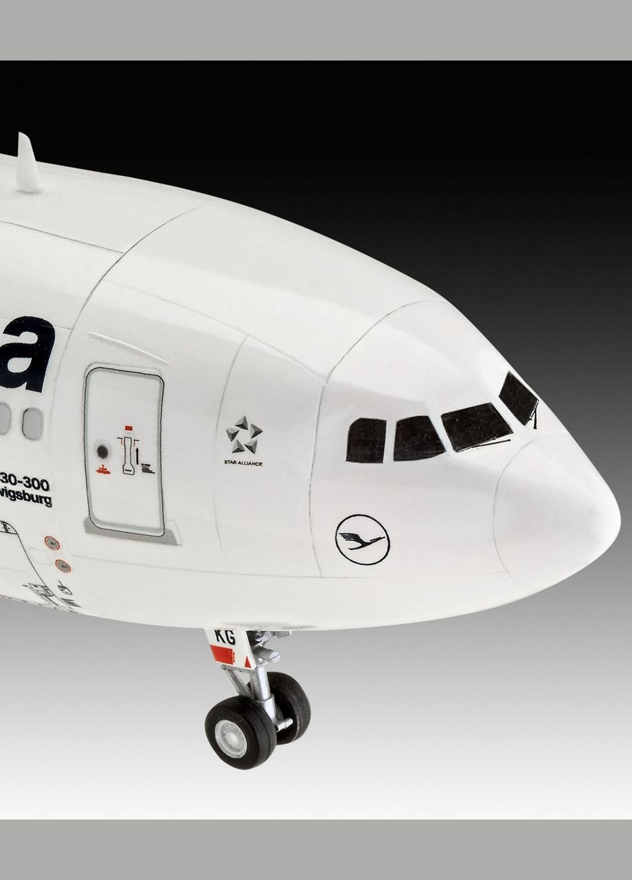 Сборная модель Самолет Airbus A330300 Lufthansa уровень 4 масштаб 1:144 (RVL-03816) Revell _03816 (315402945)