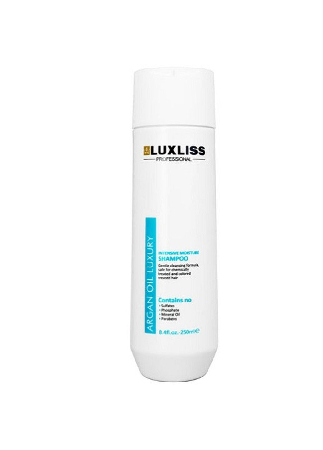 Увлажняющий аргановый шампунь Intensive Moisture Shampoo 250 мл Luxliss (285272366)