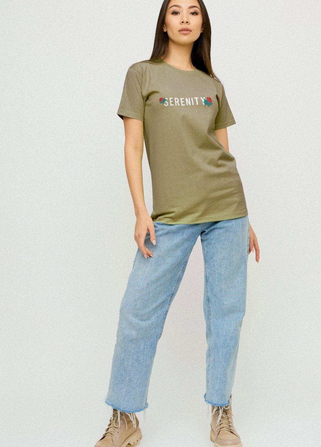 Футболка Boyfriend / дышащий принт/ YAPPI - (252386553)