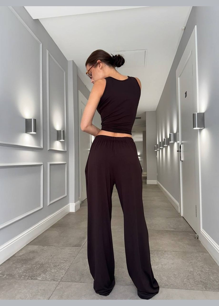 Жіночий костюм трійка кардиган, топ та палаццо MonCher (332615275)