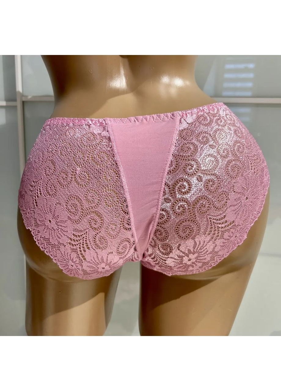 Мереживні трусики сліп рожевий колір Biweier (361147979)