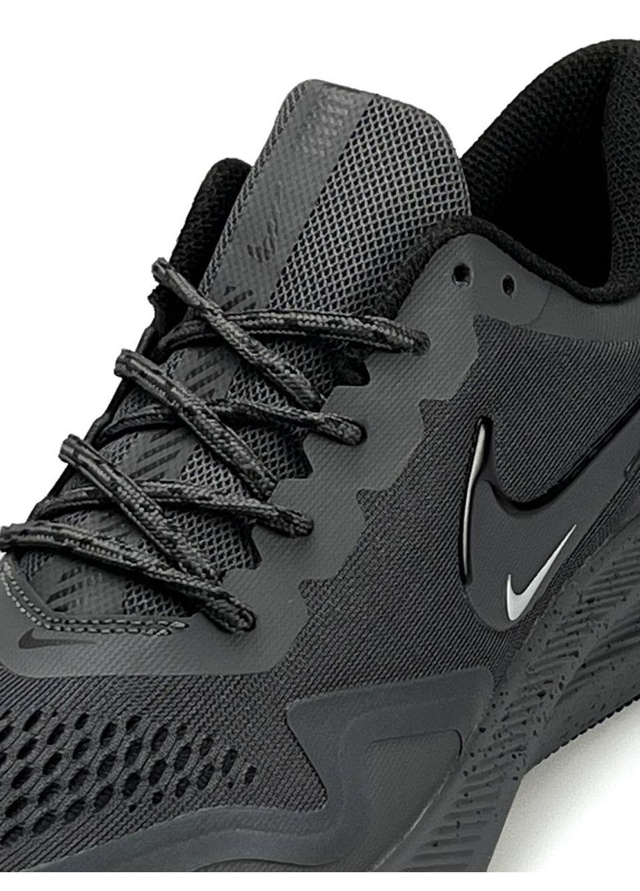 Темно-сірі Осінні кросівки чоловічі nike No Brand Air Zoom Winflo 8 Shield Dark Grey Space