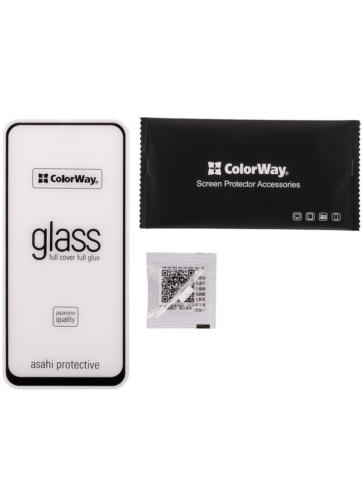 Захисне скло для Apple iPhone 12 9H FC glue black (CW-GSFGAI12-BK) Colorway (322908786)