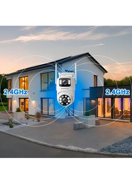 Беспроводная поворотная WiFi камера SZSINOCAM TY-Q2 O-KAM Pro / Внешняя камера видеонаблюдения HandyHeat (367074331)