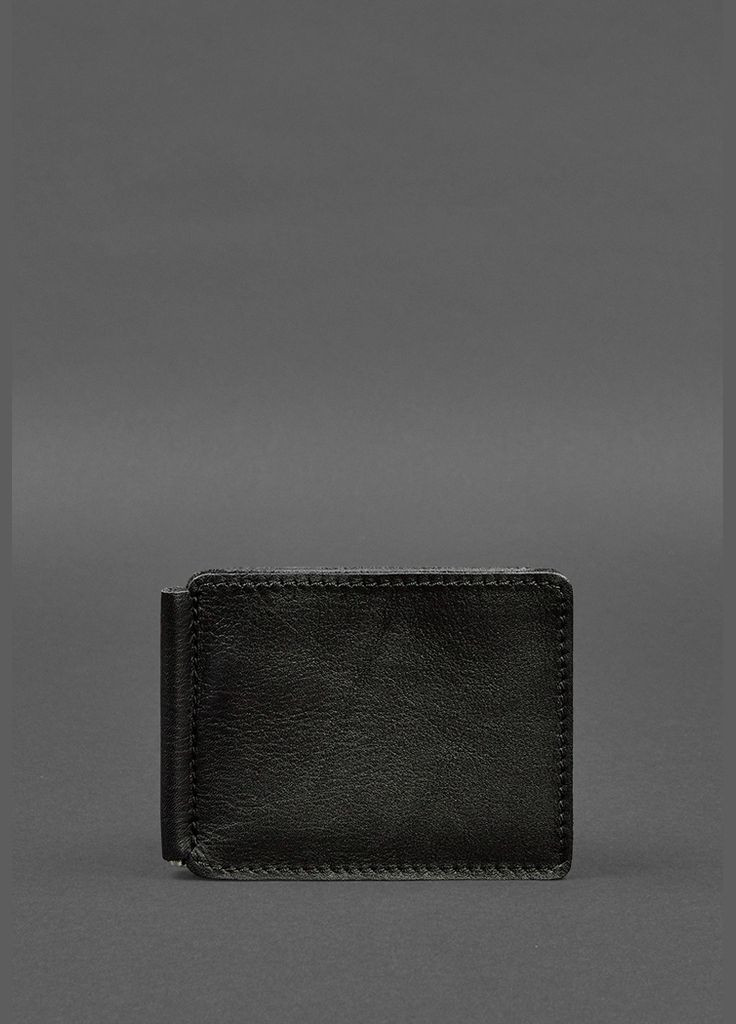 Шкіряне портмоне 13.0 затискач чорний краст (A-028028) BlankNote (328444983)