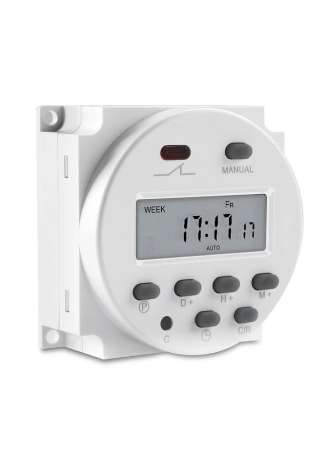 Таймер недельный CN101A программируемый 220V 16А 2ВА. Реле времени 1800 (300523906)