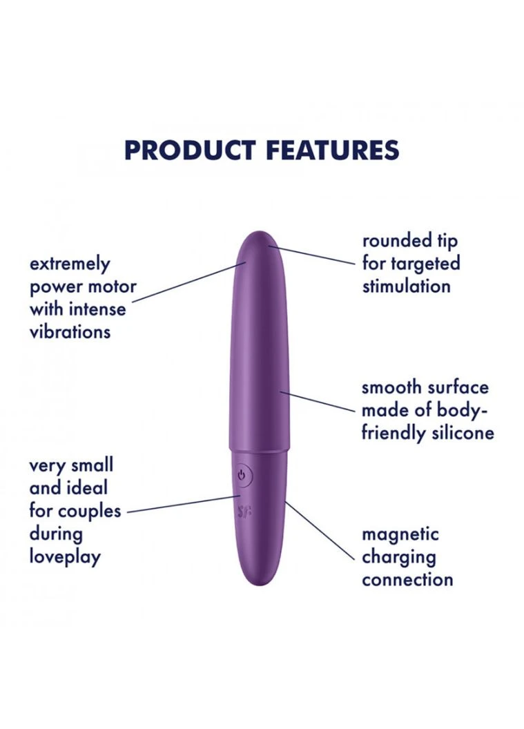Віброкуля Ultra Power Bullet 6 колір: фіолетовий (Німеччина) Satisfyer (383071165)
