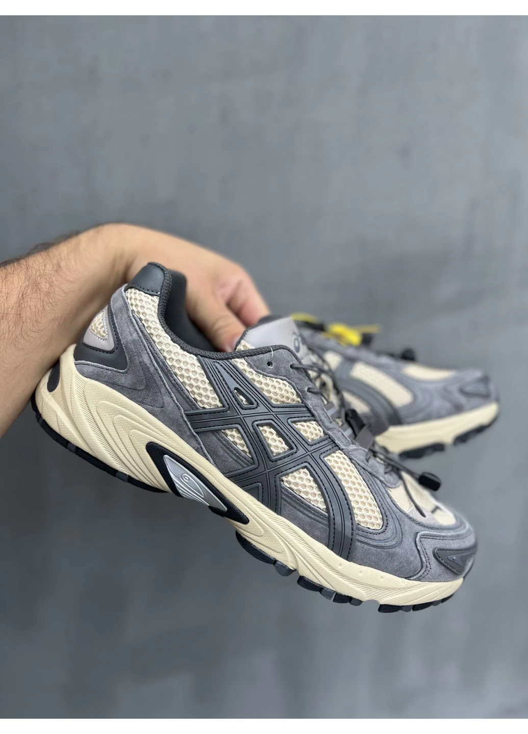 Серые летние кроссовки asics gel-kahana tr v4 beige grey асикс гель кахано 8 No Brand