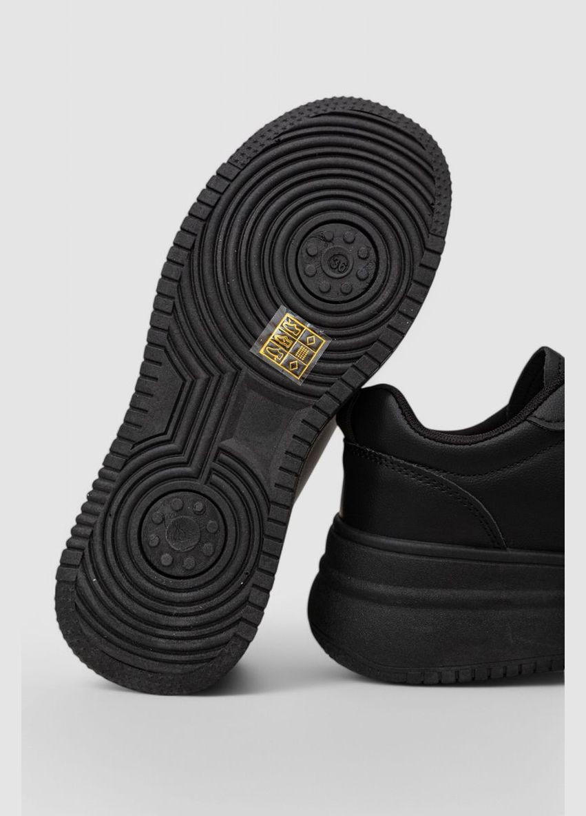 Кросівки жіночі демісезонні, колір чорно-білий, 248RBL24 Stilli чорні всесезони (322998887)