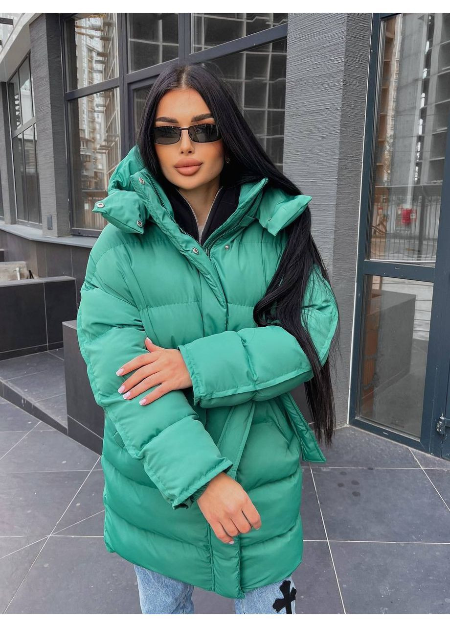 Зелений зимній Пуховик Vakko