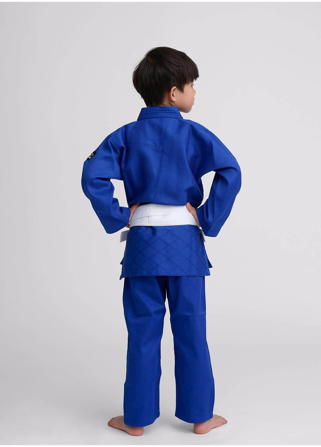 Синее детское кимоно для дзюдо FUTURE 2, 150 см IPPON GEAR (361153159)