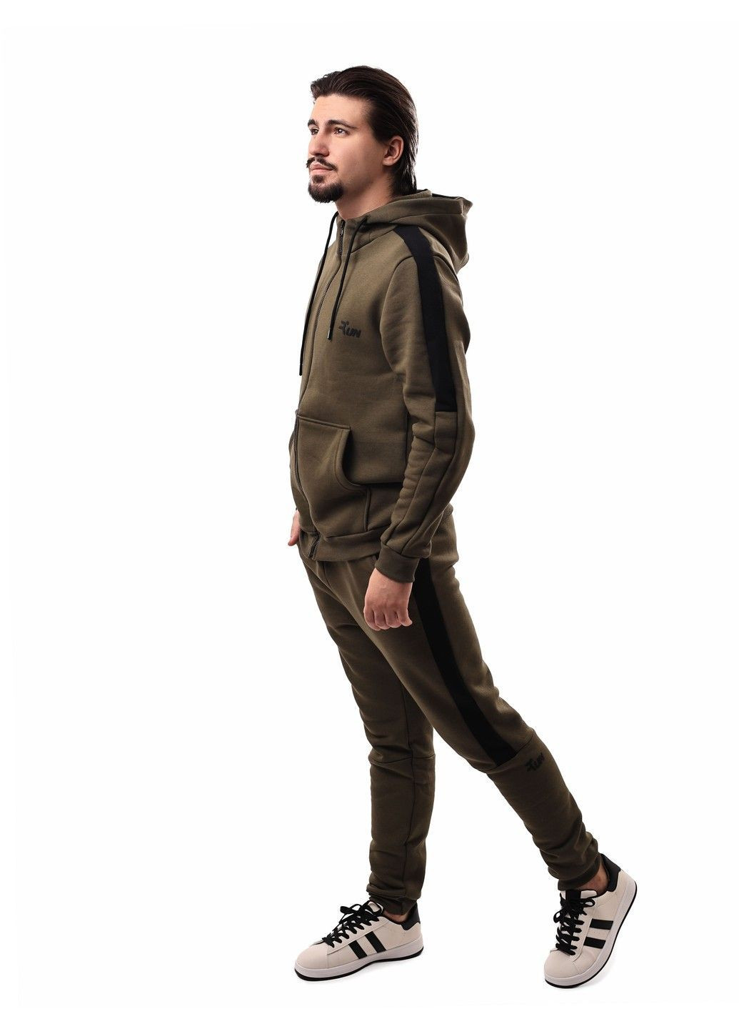 Оливковый (хаки) костюм спортивный мужской NEW KROP