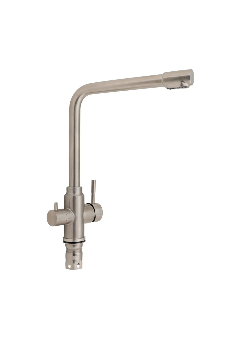 Змішувач для кухні Aria з підключенням для питної води (k35) LDARI020F1NKS34941 Nickel LIDZ 020F1 (323485872)