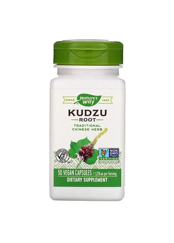 Корінь Кудзу 1226 мг Kudzu, 50 капсул Nature's Way (369164522)