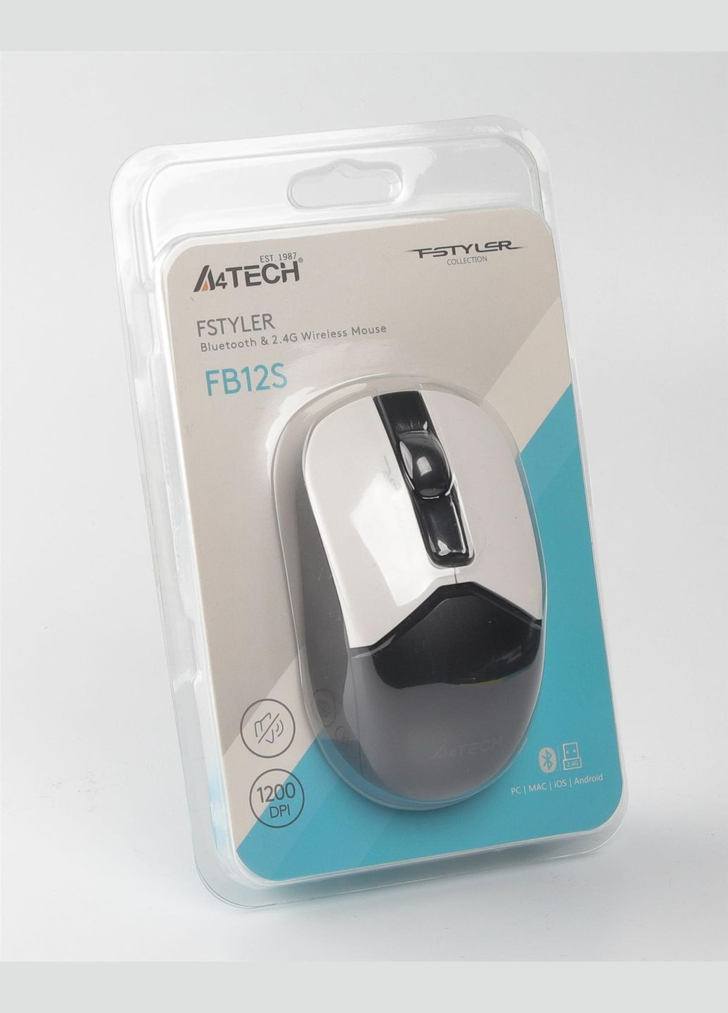 Мышь беспроводная FB12S Panda A4Tech (342331230)