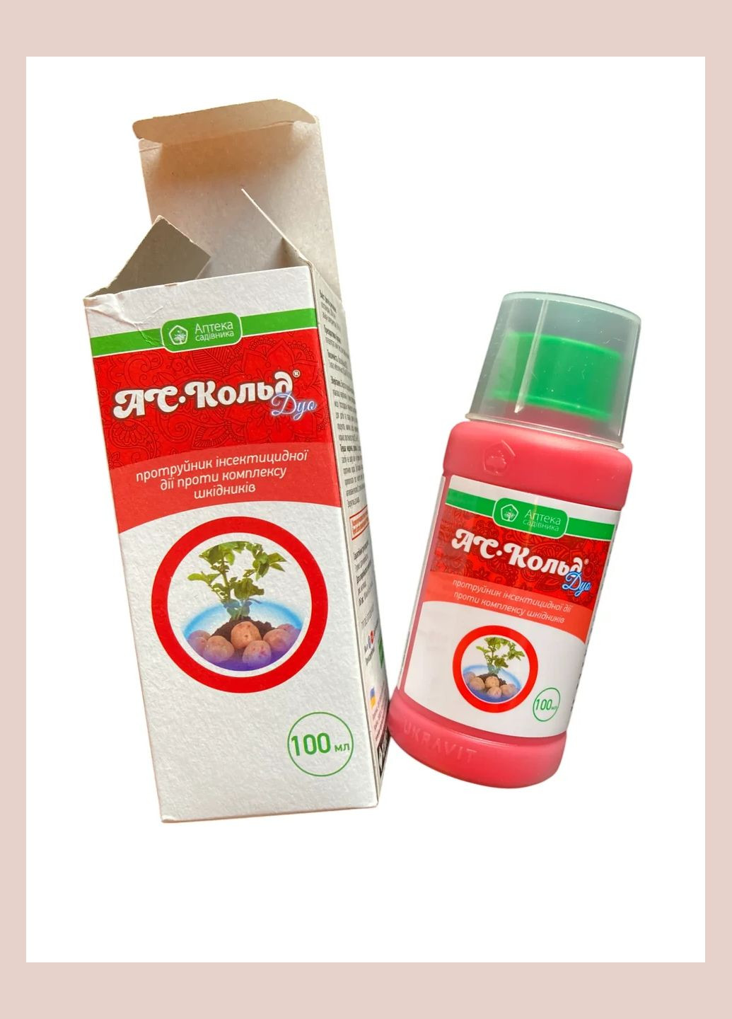 АС-Кольд Дуо 100мл/150кг Посилений двокомпонентний протруйник інсектицидної дії, Ukravit (328267167)