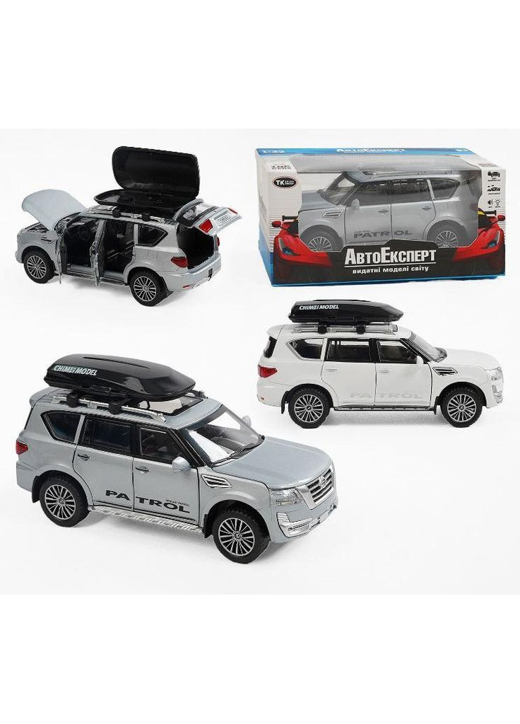 Машинка нісан патрол Nissan Patrol 50915 "Авто Експерт" 2 види, металопластик, 1:32, звук, світло, інерція АВТОПРОМ (368830900)