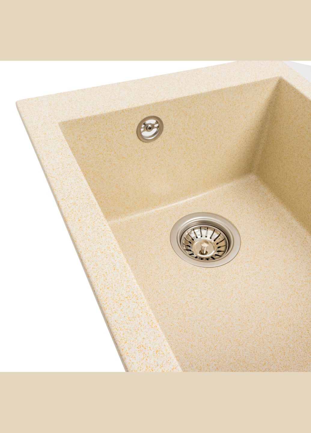 Гранітна мийка для кухні 4150 SOKIL матова (пісок) Platinum (269793995)