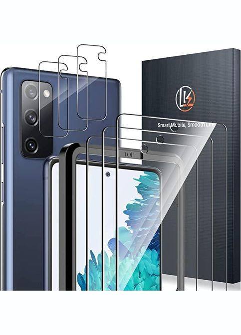 Набор защитного стекла LK 6 в1 для Galaxy S20 FE 5G (3 защитных стекла + 3 стекла для камеры) No Brand (301854275)