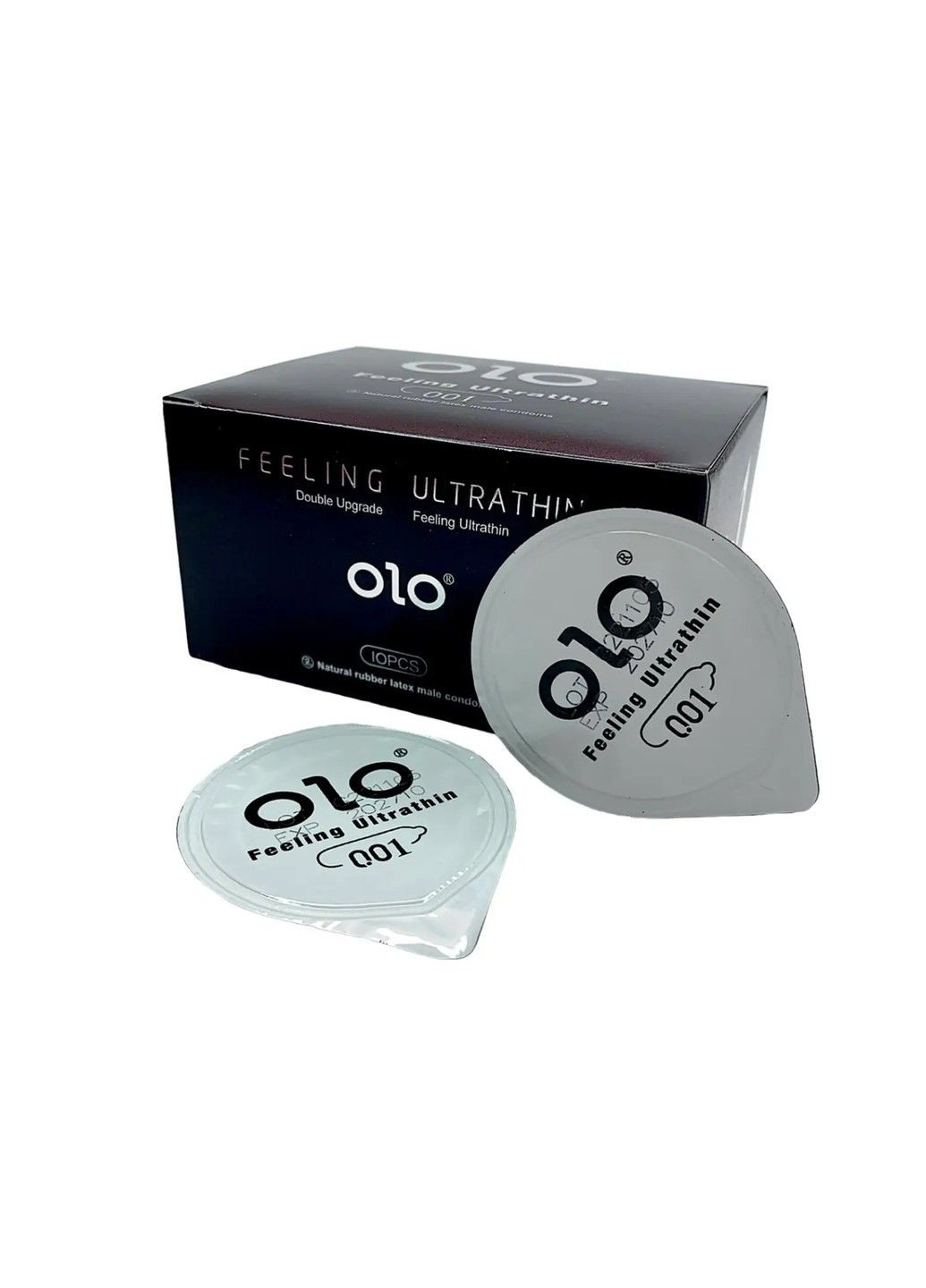Ультратонкие презервативы Uitrathin 0.01 (10 штук) OLO (284279081)