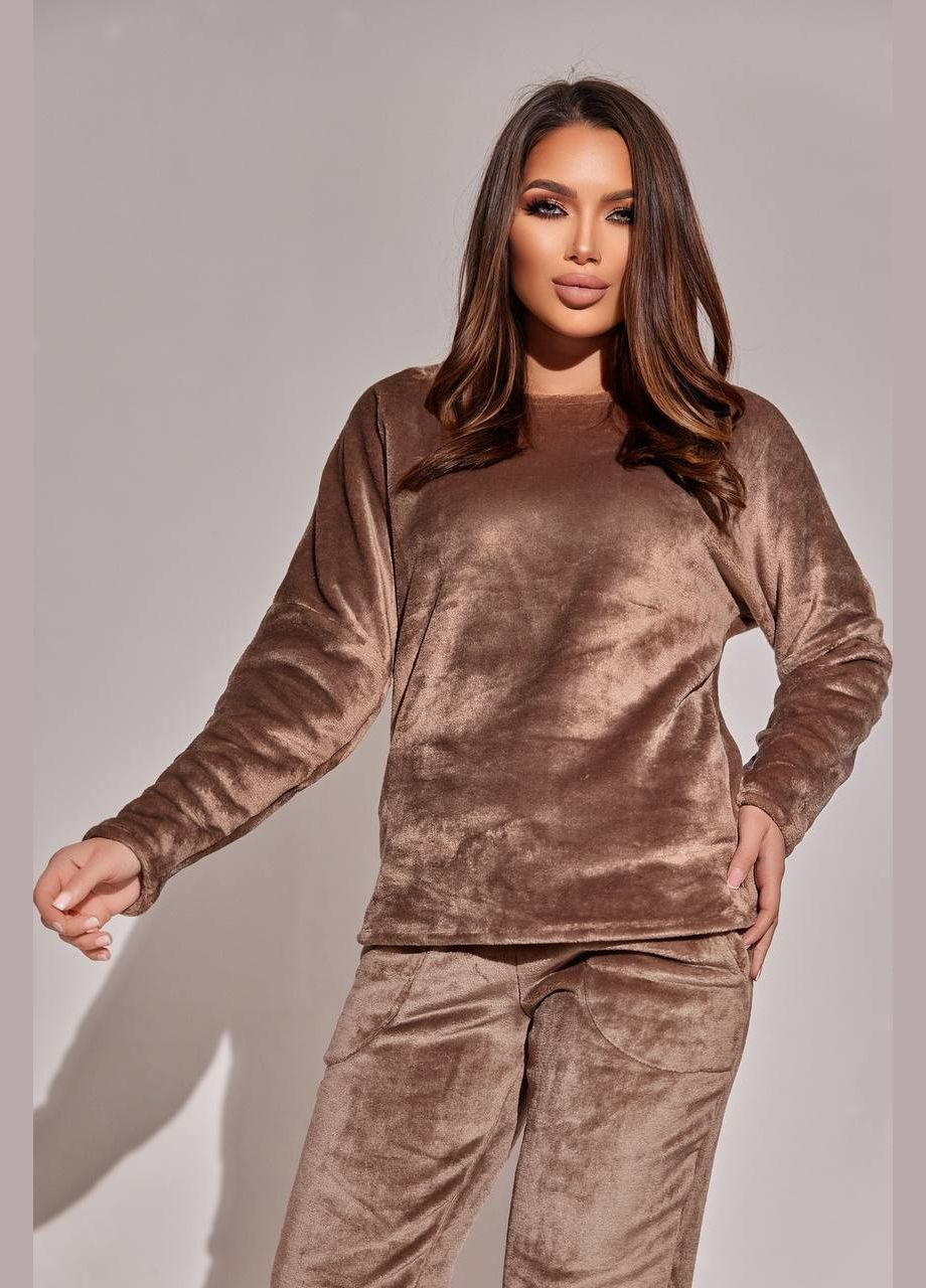 Чорна піжама жіноча тепла No Brand