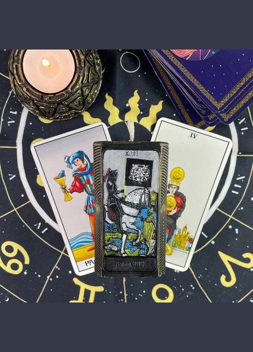 Чорна воскова свічка карта Таро - Смерть 5Candles (322244389)