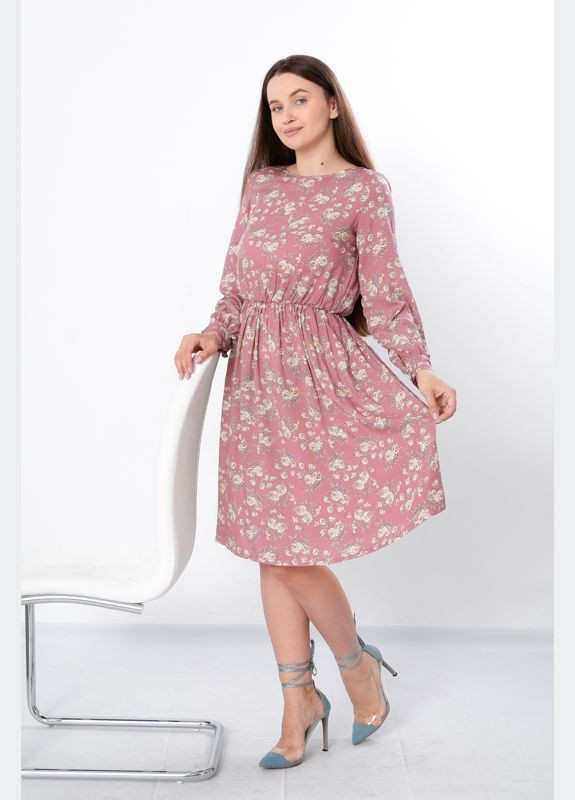 Розовое повседневный платье женское (p-6932) Носи своє