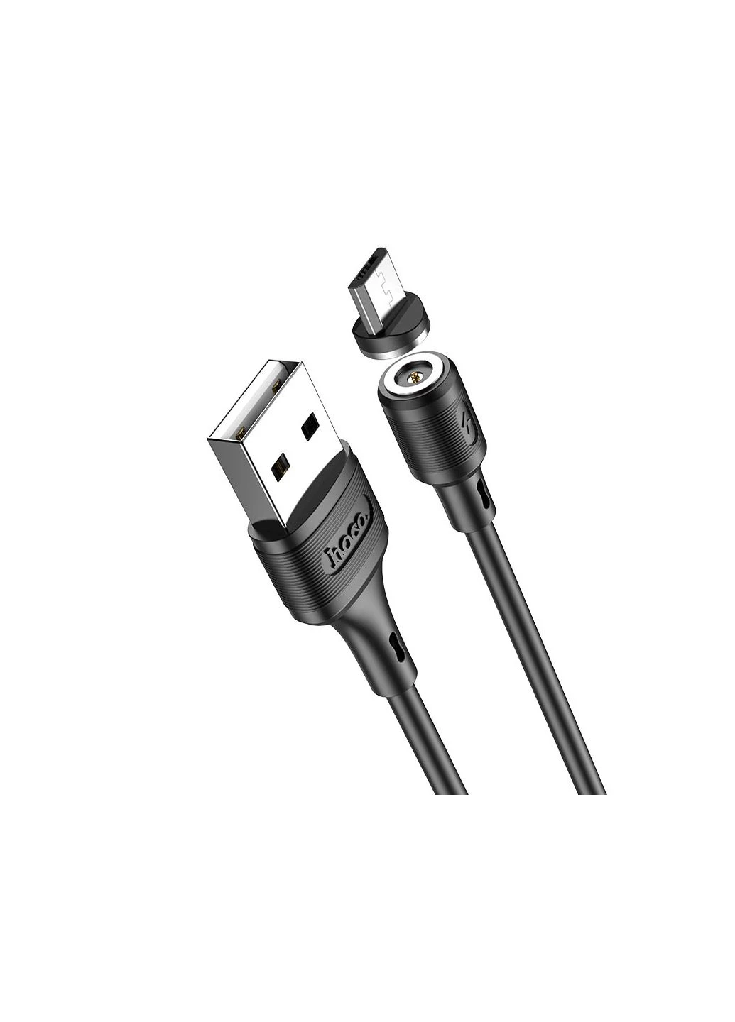 Кабель USB to Micro 2.4A, 1m, PVC, PVC connectors, magnetic, Hoco X52 (380775318)