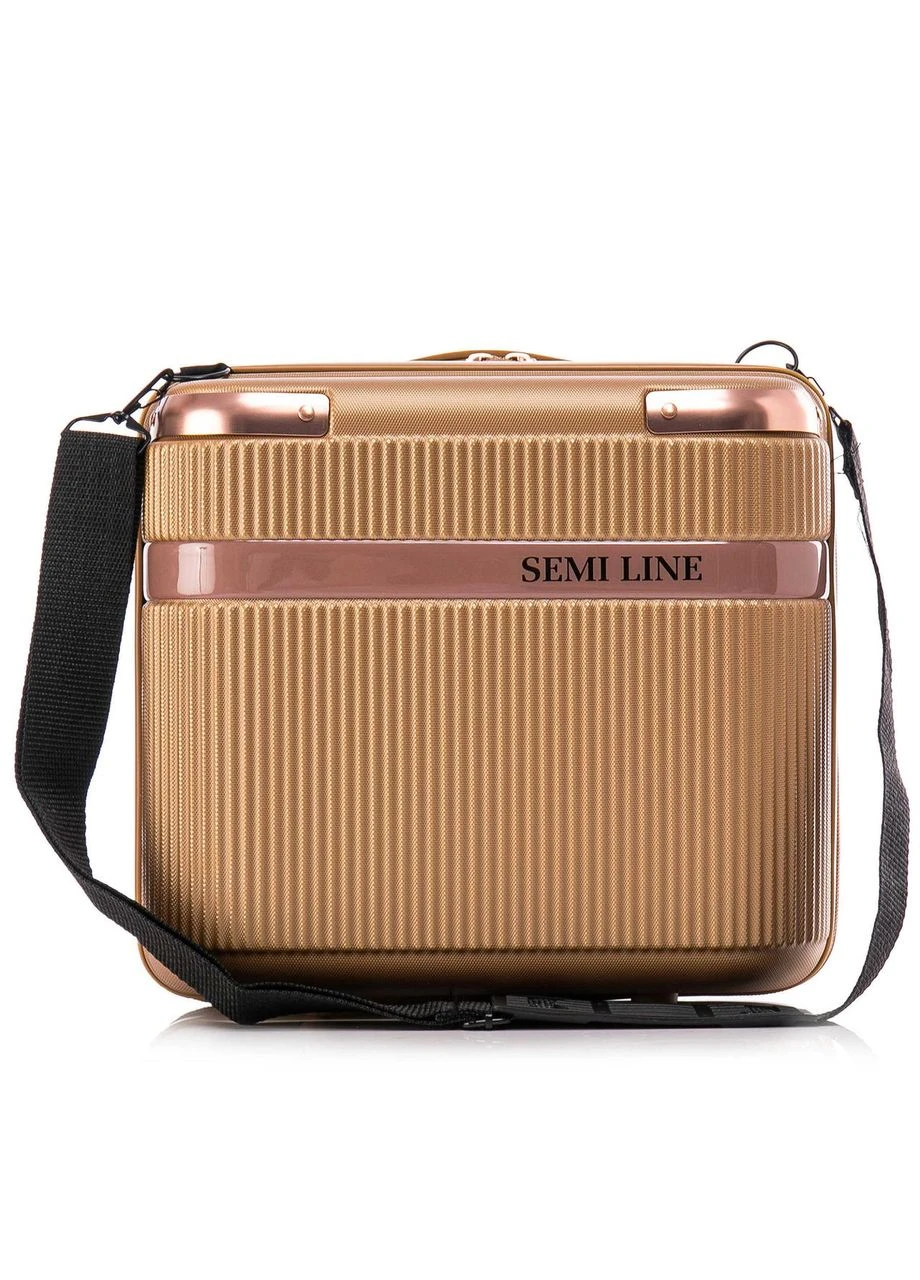 Бьюти-кейс 16L Gold (T5667-1) Semi Line (354225688)