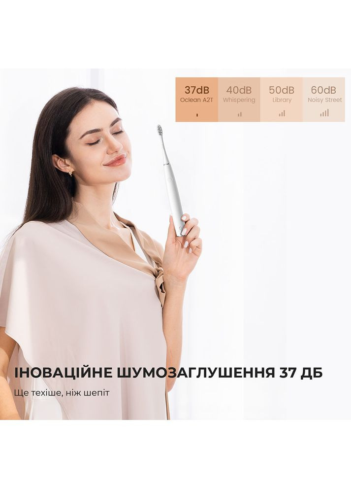 Электрическая зубная щетка Air 2T Electric Toothbrush White (6970810552324) Oclean (323238772)