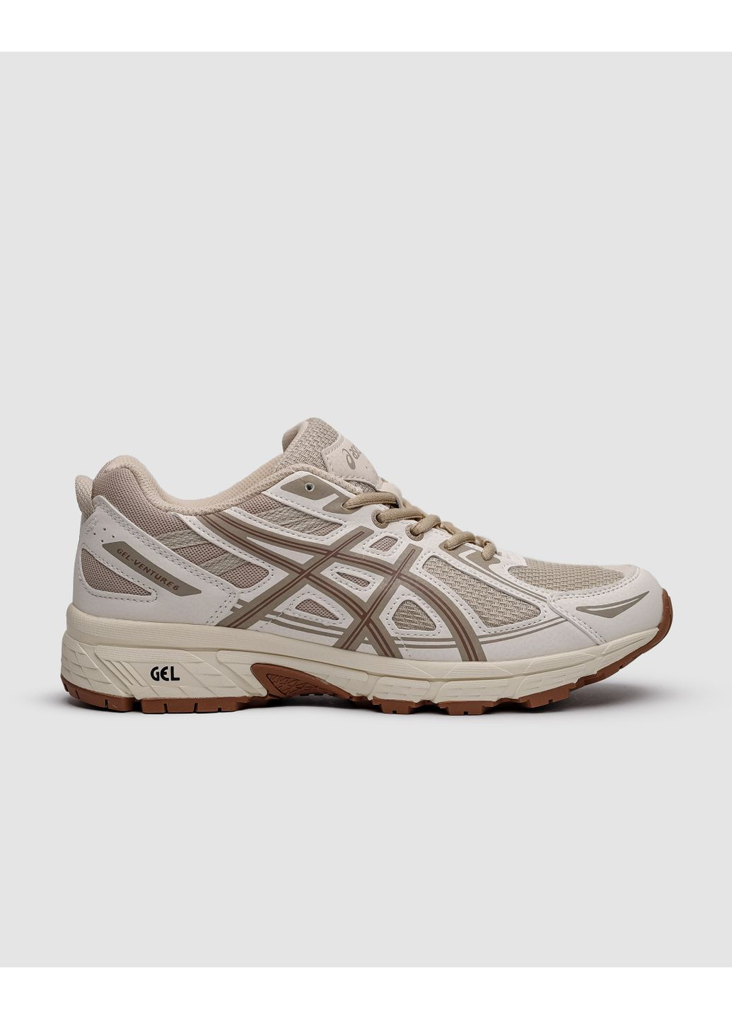КРОСІВКИ ЖІНОЧІ ASICS GEL VENTURE 6 DOUBLE BEIGE АСІКС ГЕЛЬ ВЕНТУРА No Brand бежеві демісезони (368869945)