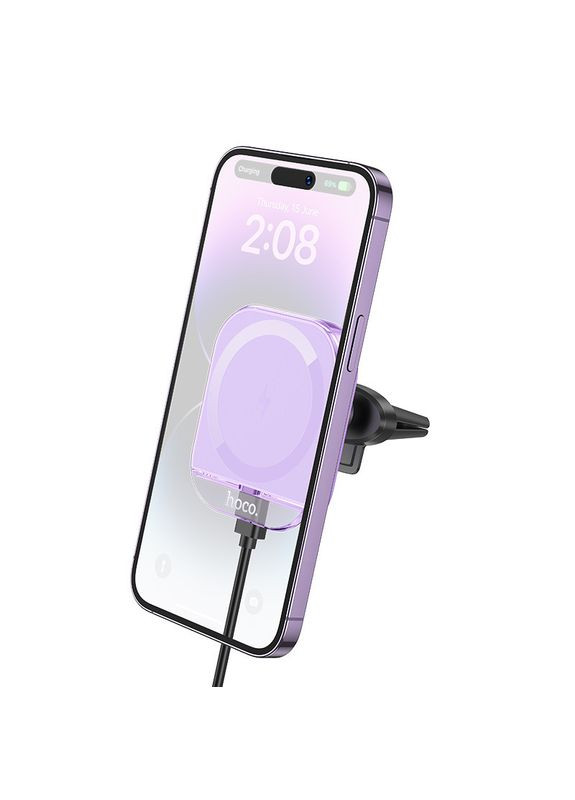 Автодержатель с БЗУ HW17 Crystal (air outlet) Hoco (295545863)