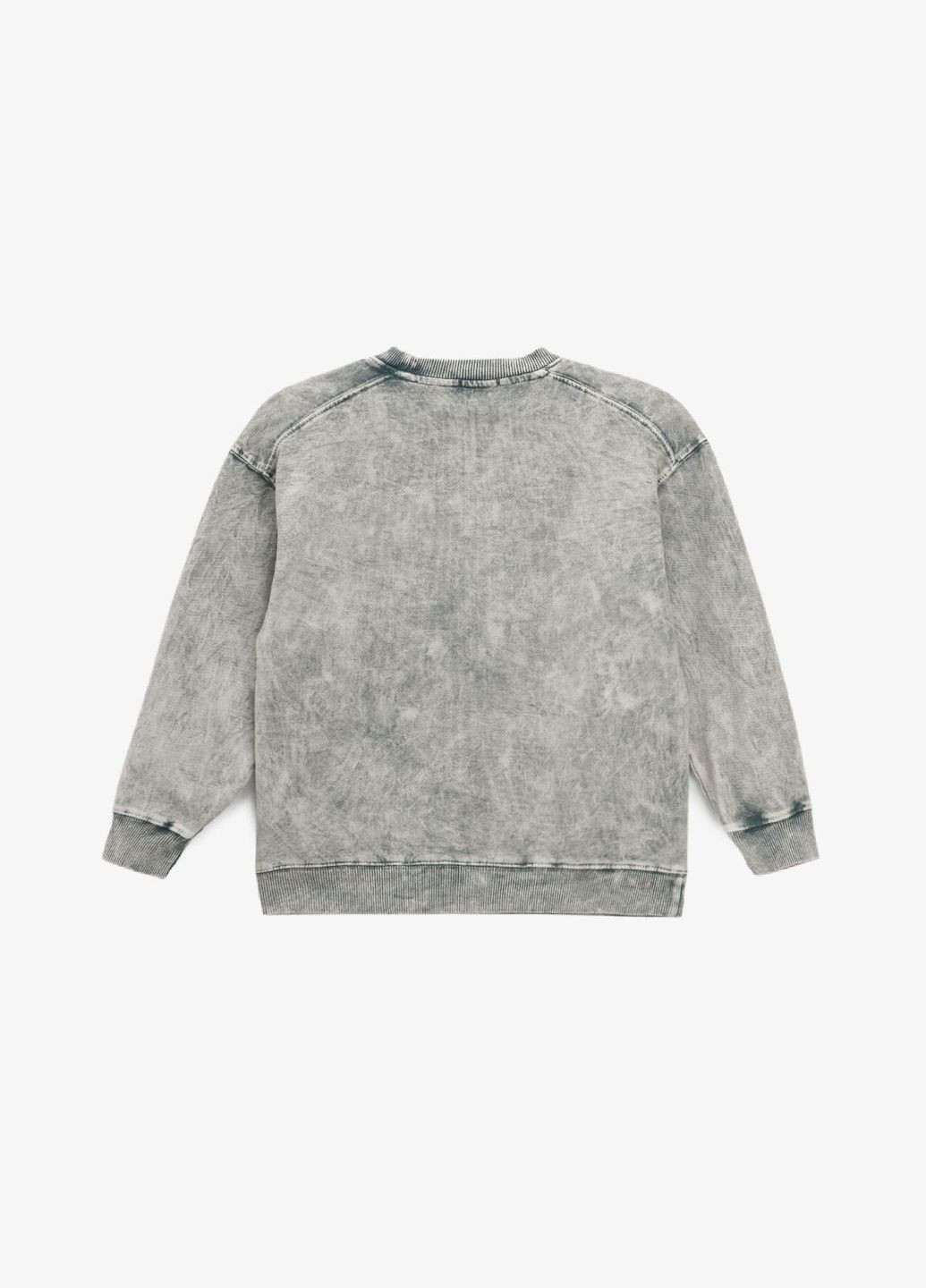 Benini свитшот однотонный для девочки 251024 116 см серый shop (2000990934475) однотонный серый повседневный хлопок