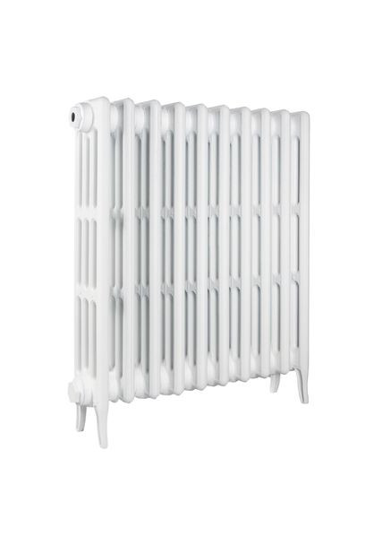 Чавунна ретро батарея опалення, колір білий WarmWell Classik М 600 (346477134)