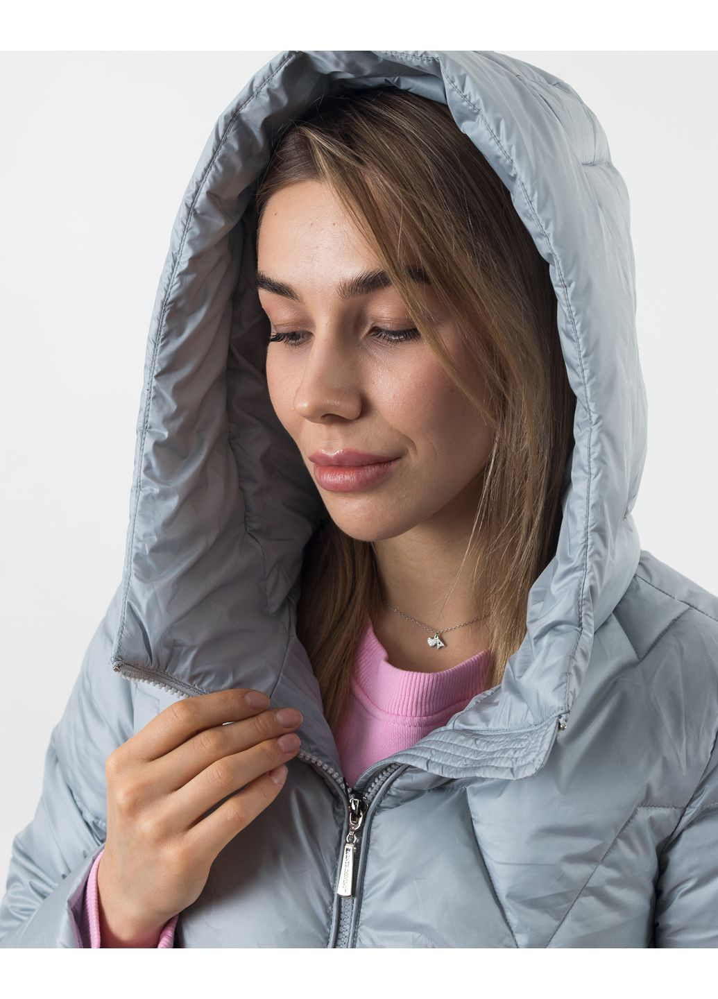 Блакитний зимній Пуховик Monte Cervino