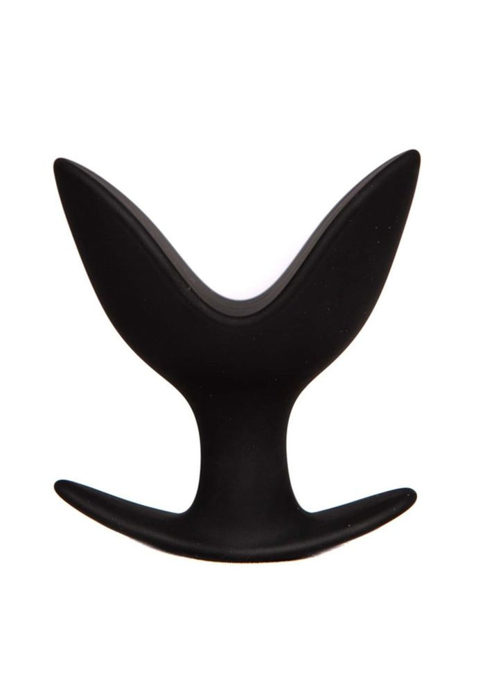 Анальна пробка Black Mont з пелюстками, ЛОТОС, чорний, L Chisa (347289977)