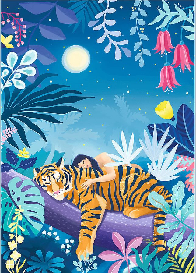 Пазл мягкий бархат: Дремота тигра 500 элементов Trefl (317187187)