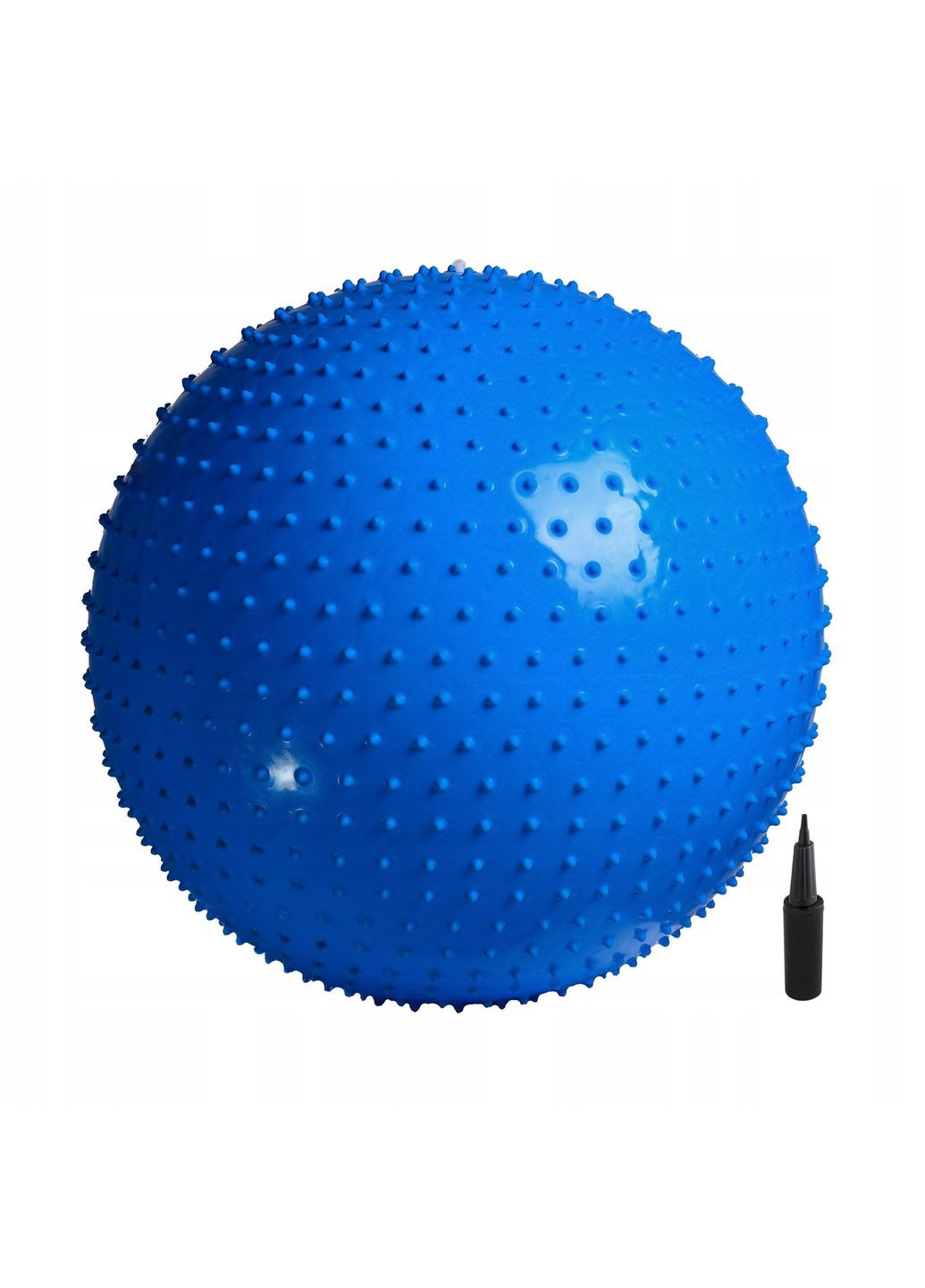 Мяч для фитнеса (фитбол) 65 см массажный AntiBurst Blue 4FIZJO 4fj0616 (292324208)