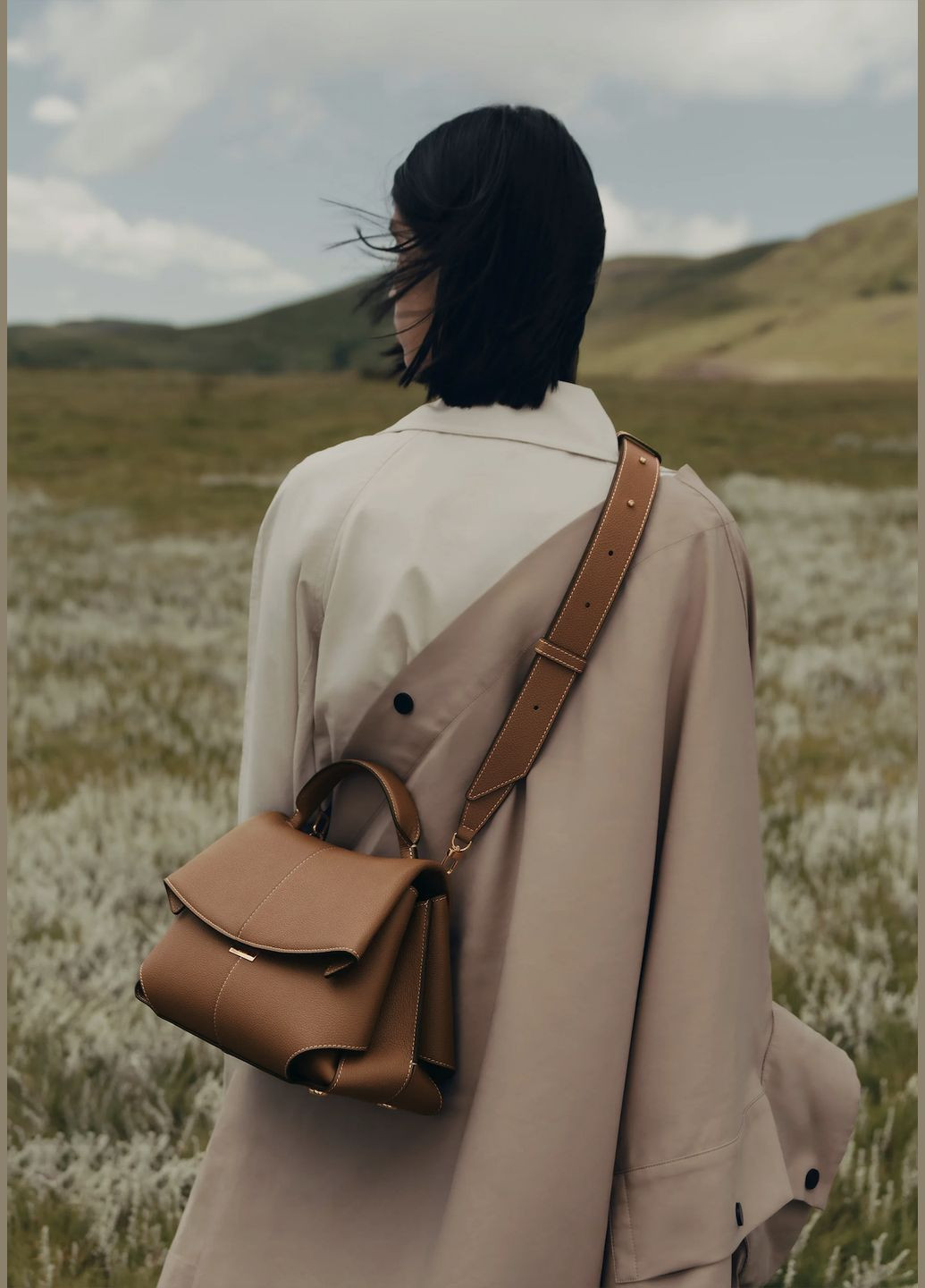 Сумка жіноча Polene Mokki Коричневий No Brand (299667018)