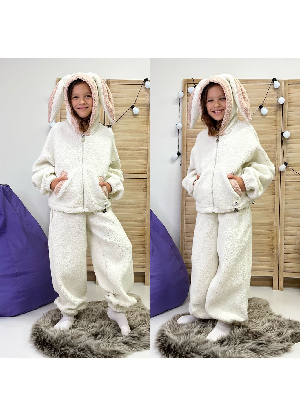 Біла зимня домашній костюм Україна