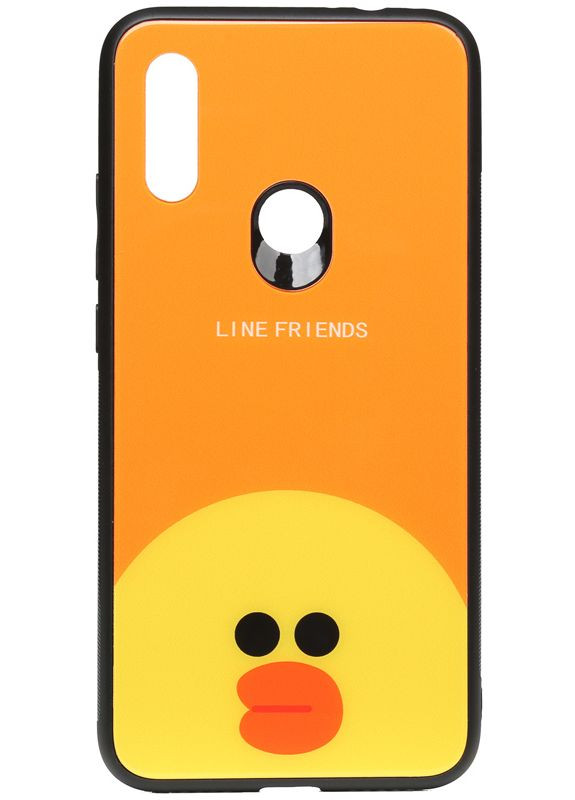 Чехол-накладка Cartoon Print Glass Case Xiaomi Redmi 7 Line friends Sally Toto (301507735)